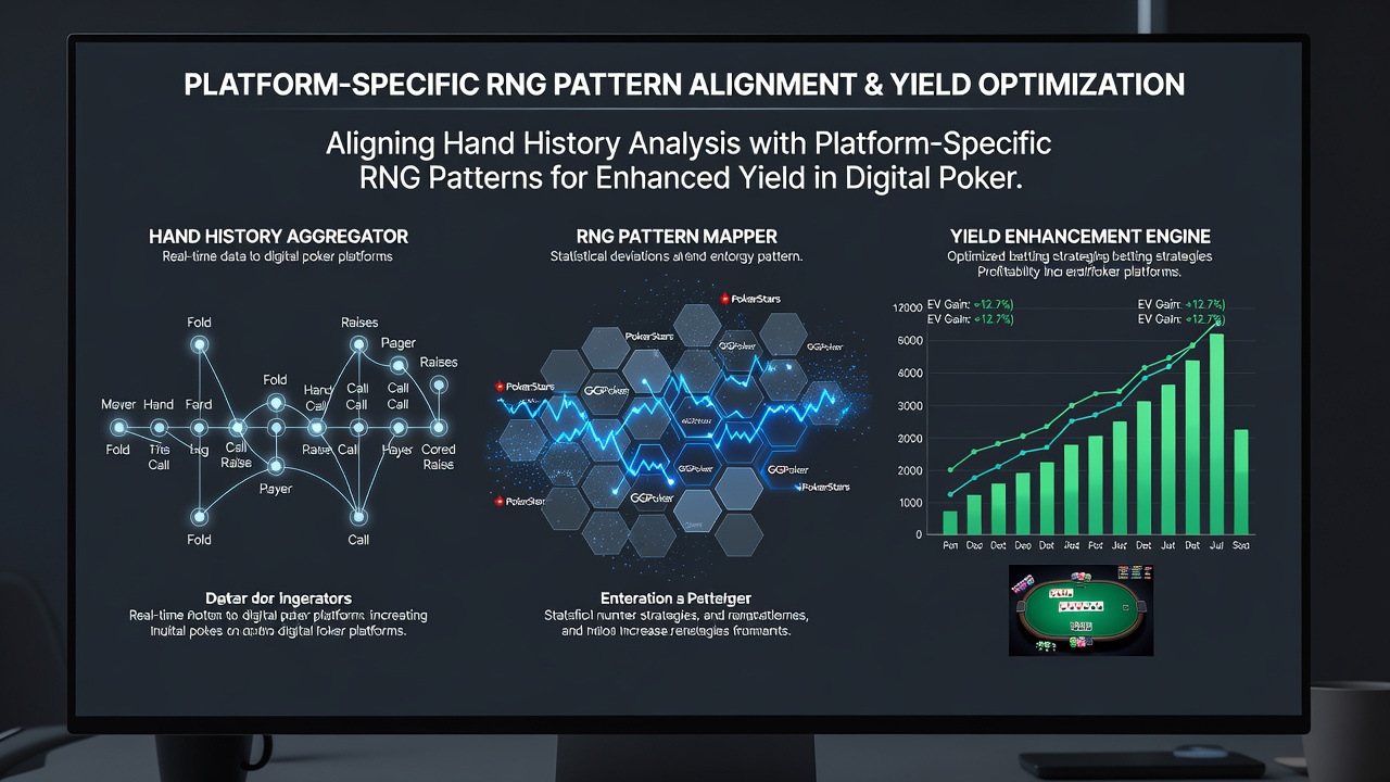 Visualisierung der Synchronisation von RNG-Mustern mit Handhistorien-Daten