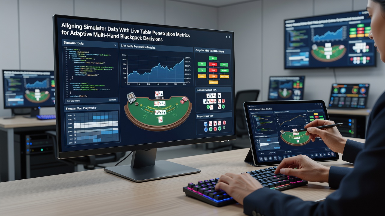 Adaptive Multi-Hand-Entscheidungen mit synchronisierten Simulator- und Live-Daten