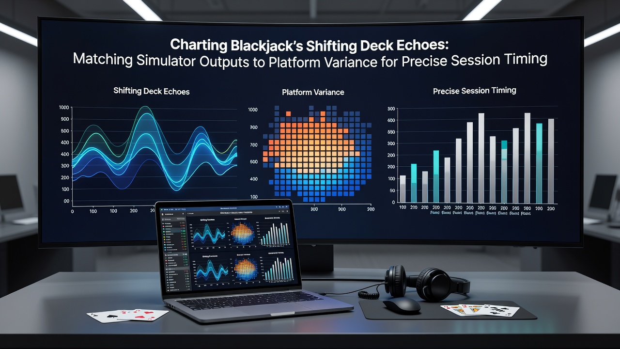 Blackjack-Simulator mit Deck-Echo-Analyse und Plattformvarianz-Diagrammen