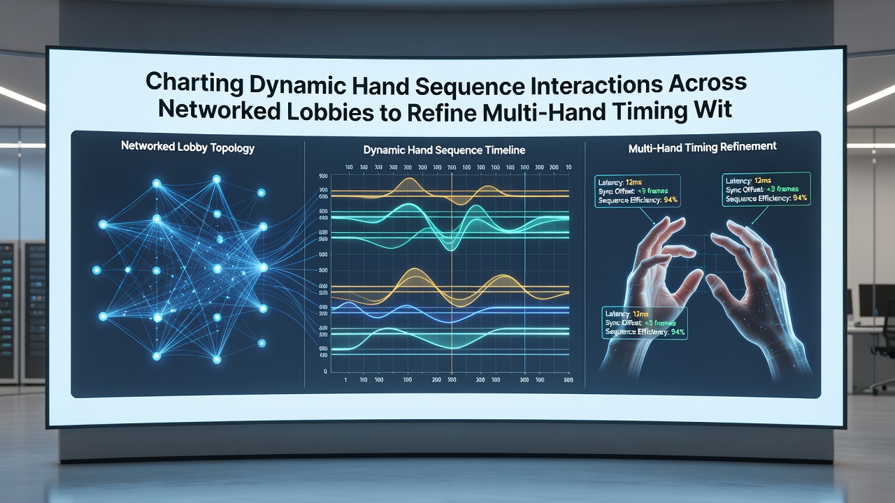 Simulator-Ausgaben und Timing-Diagramme für Multi-Hand-Strategien in vernetzten Lobbys