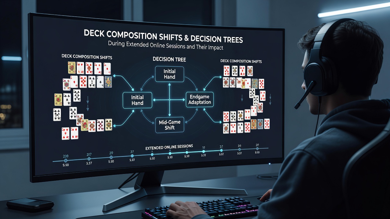 Darstellung von Kartenzusammensetzung in Online-Blackjack-Sessions mit Fokus auf algorithmische Entscheidungsbäume