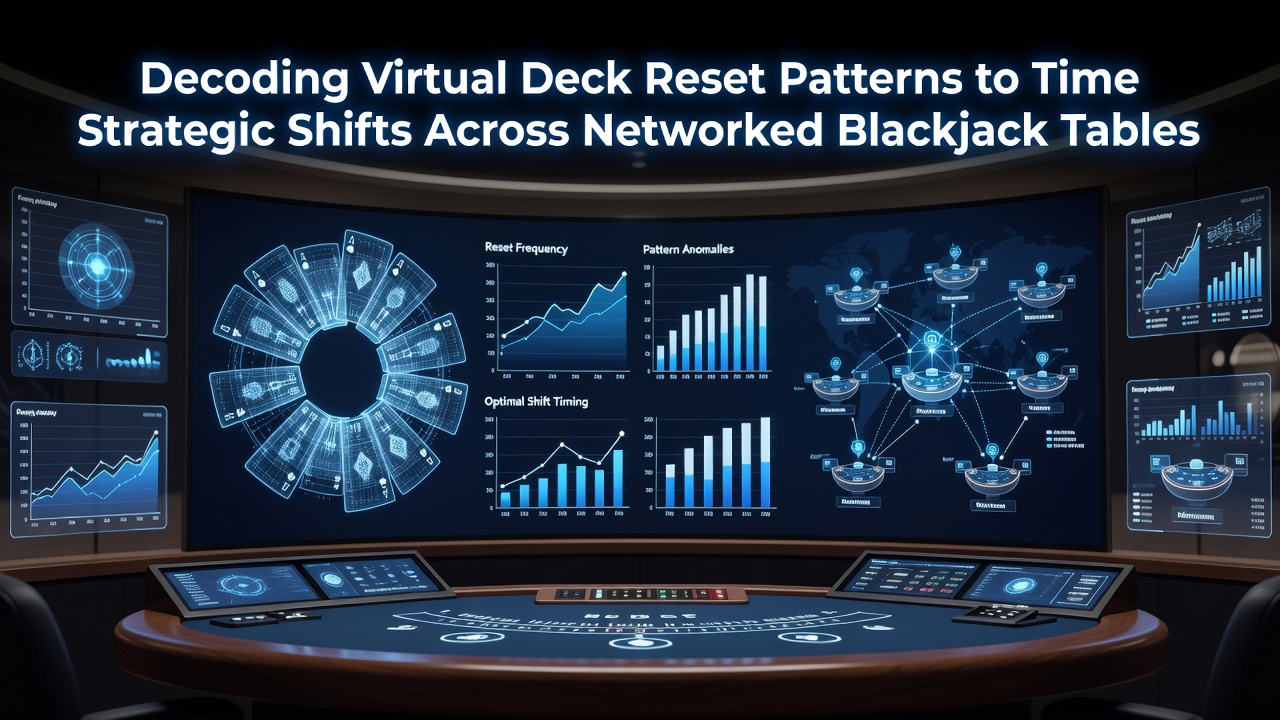 Analyse von Deck-Reset-Mustern in vernetzten Blackjack-Tischen