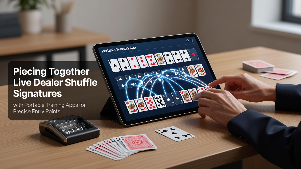 Live-Dealer-Shuffle-Signaturen werden mit mobilen Trainings-Apps synchronisiert, um Einstiegspunkte zu bestimmen