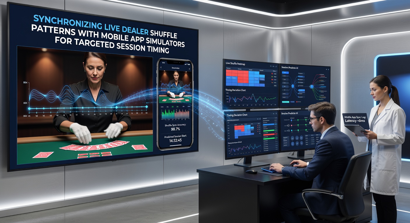 Schnittstelle einer mobilen App zur Analyse von Shuffle-Patterns und Session-Timing